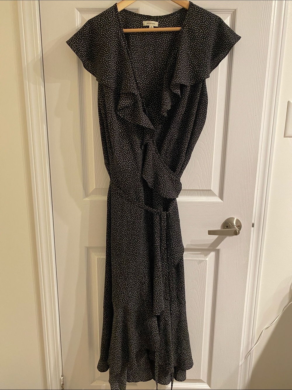 Max Studio Women's Ruffle Wrap Midi Dress, Plus size 2X